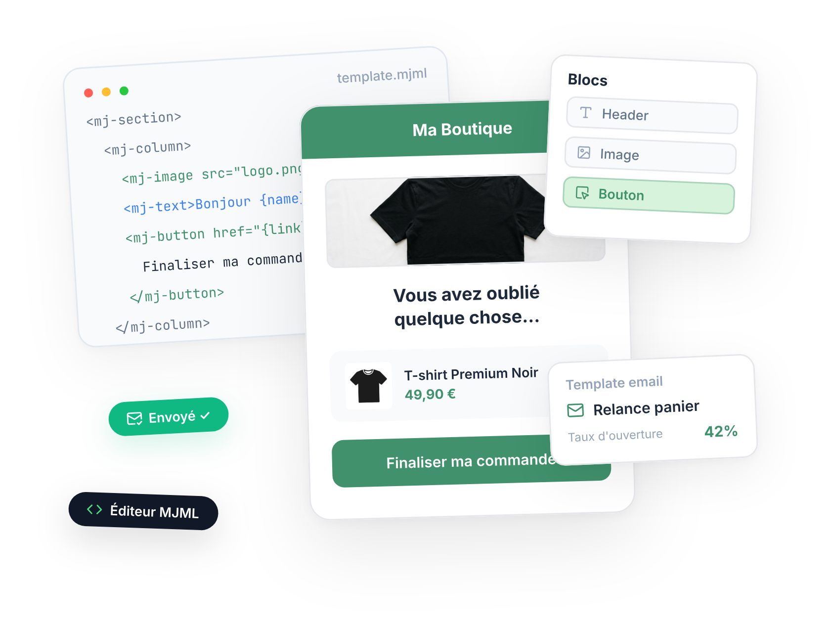 Éditeur d'emails MJML